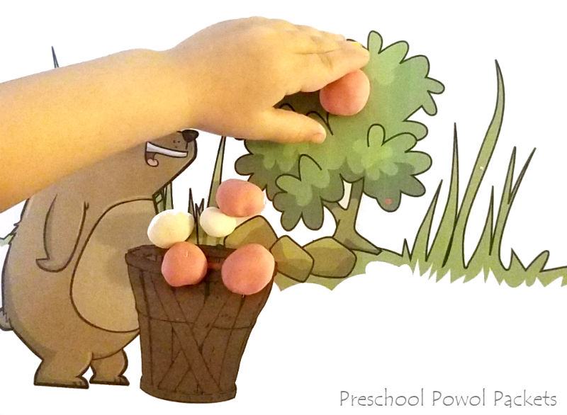 Preschool Bear Theme Playdough Templates Preschool Powol Packets