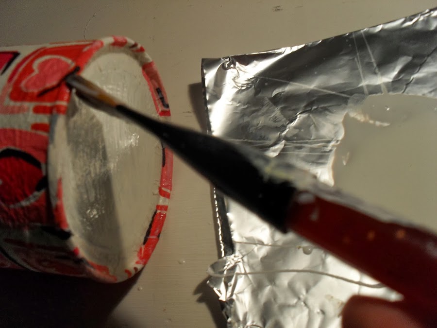 De bote de patatas a jarron para San Valentin