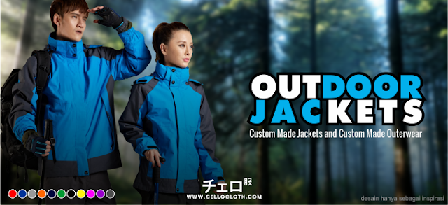 Bikin Jaket Outdoor Bordir dan Sablon - Custom Jacket Adventure