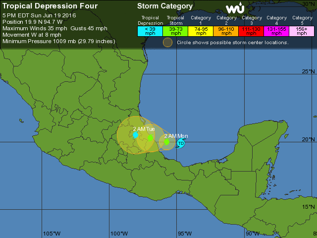 Alerta México: tormenta tropical 