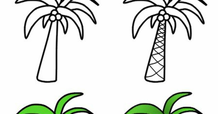 كيفية رسم شجرة بالقلم الرصاص خطوة بخطوة