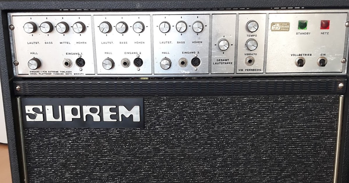 electronics engineering notes Fixing tube amplifier Suprem Concort 80