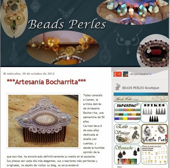 Mi entrevista en Beads Perles