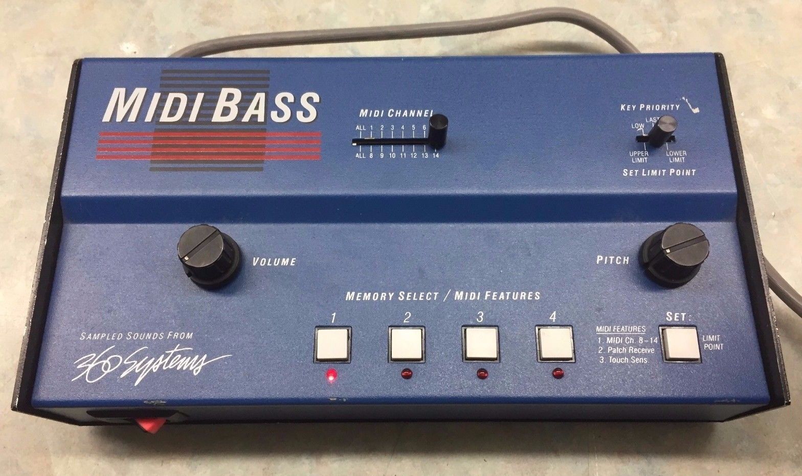 MATRIXSYNTH 360 Systems Midi Bass Synth Module