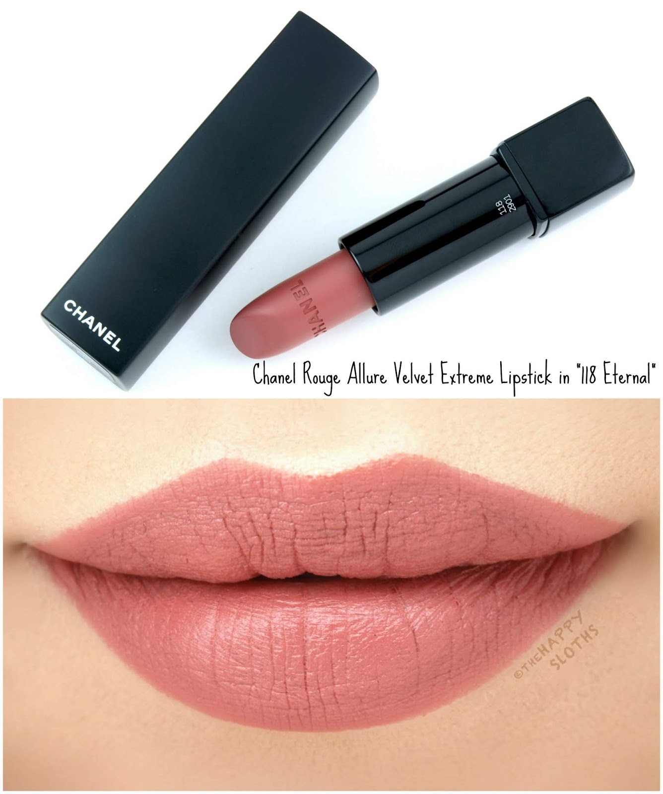 Chanel | Rouge Allure Velvet Extreme Lipstick: Review and Swatches | The  Happy Sloths: Beauty, Makeup, and Skincare Blog with Reviews and Swatches