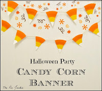 candy corn banner