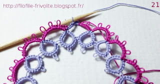 Tutoriel arceau double crochetage split chain