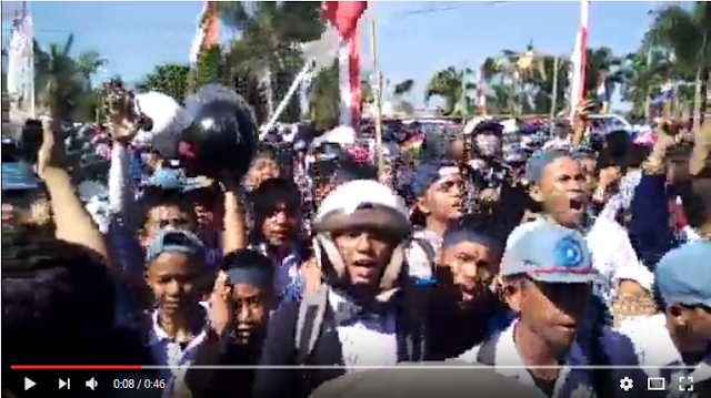 Begini VIDEO Aksi Siswa SMKN 2 Makassar di Mapolsek Tamalate