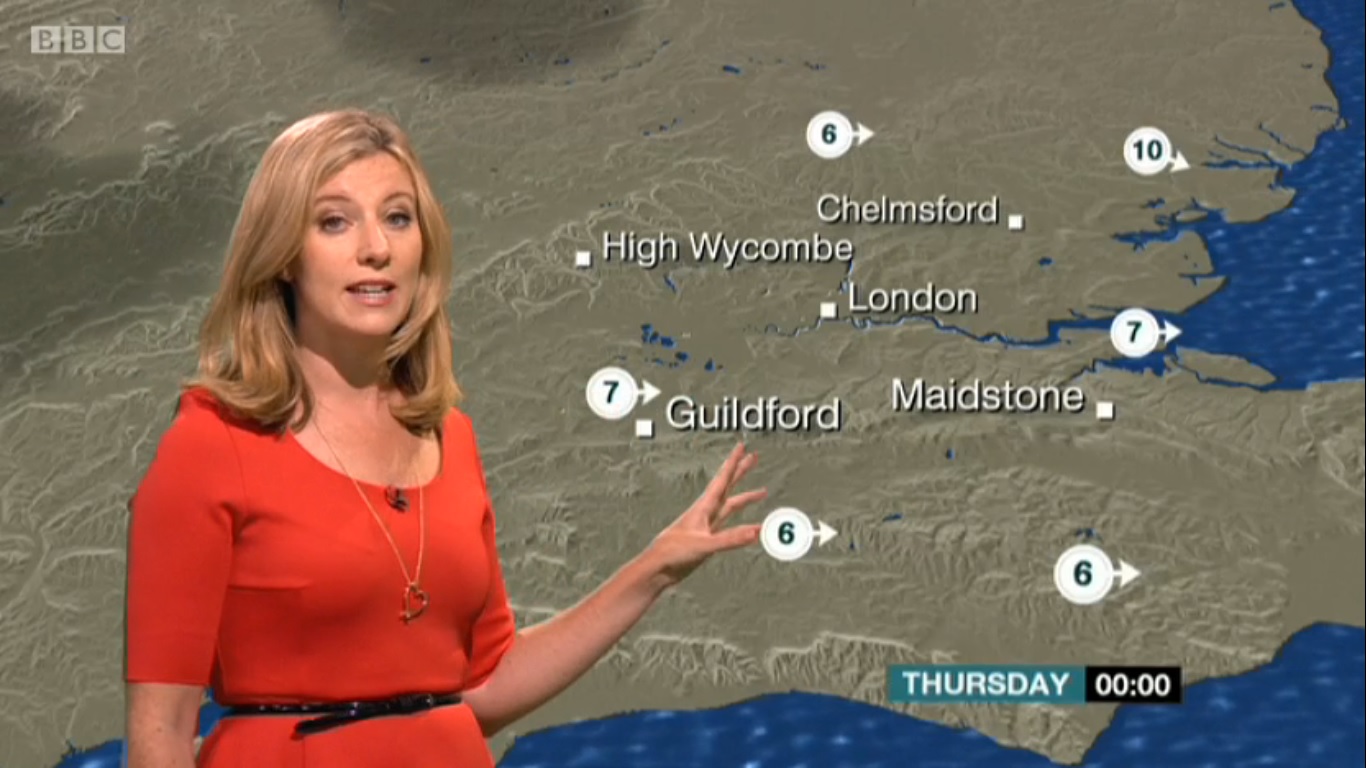 UK Regional News Caps Sara Thornton BBC London Weather