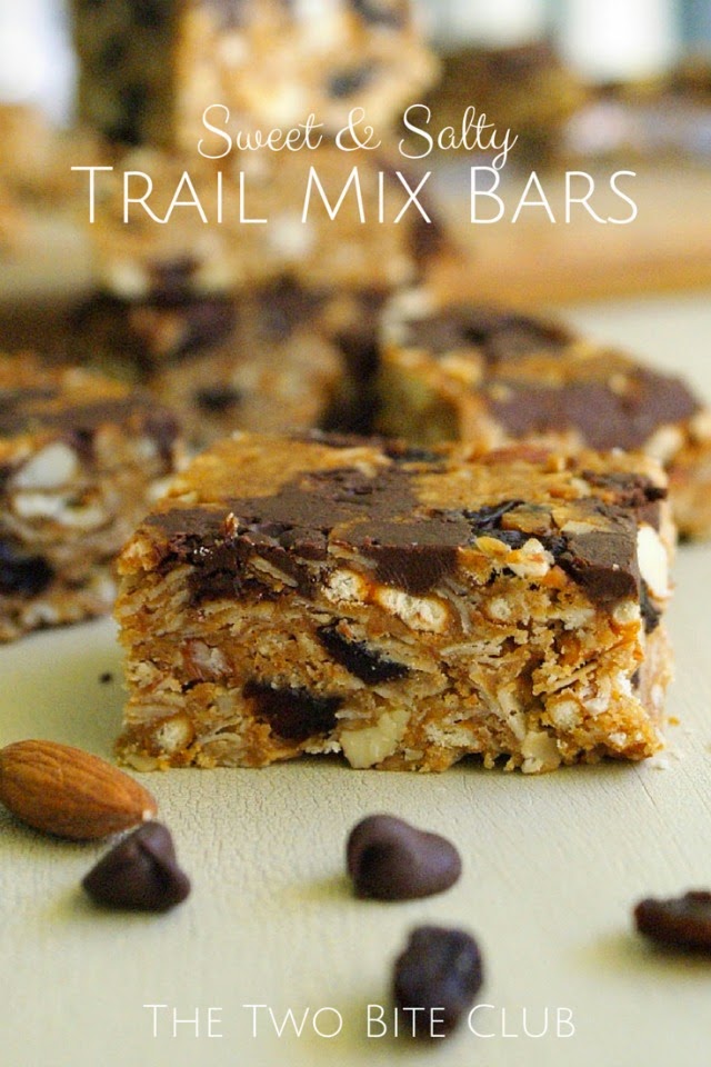 Sweet and Salty Trail Mix Bars The Two Bite Club