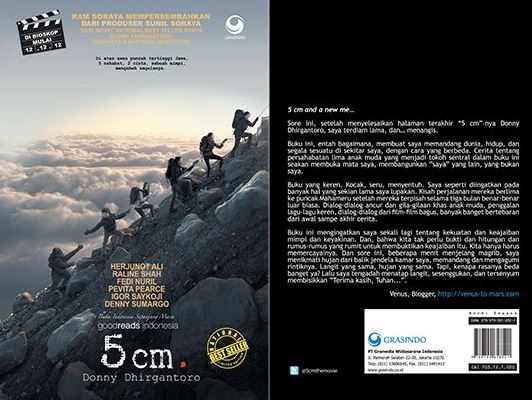 Download Buku Novel 5 cm Karya Donny Dhirgantoro