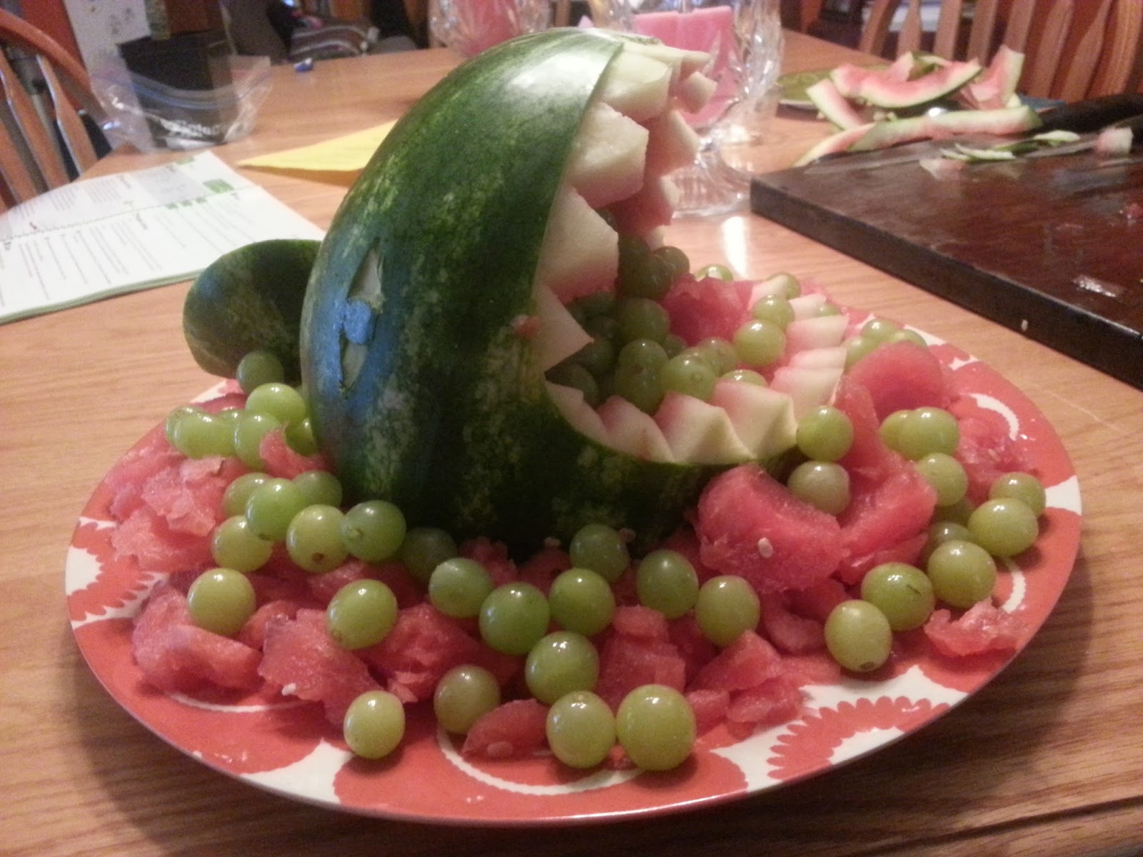Real Food Dad Watermelon Shark!