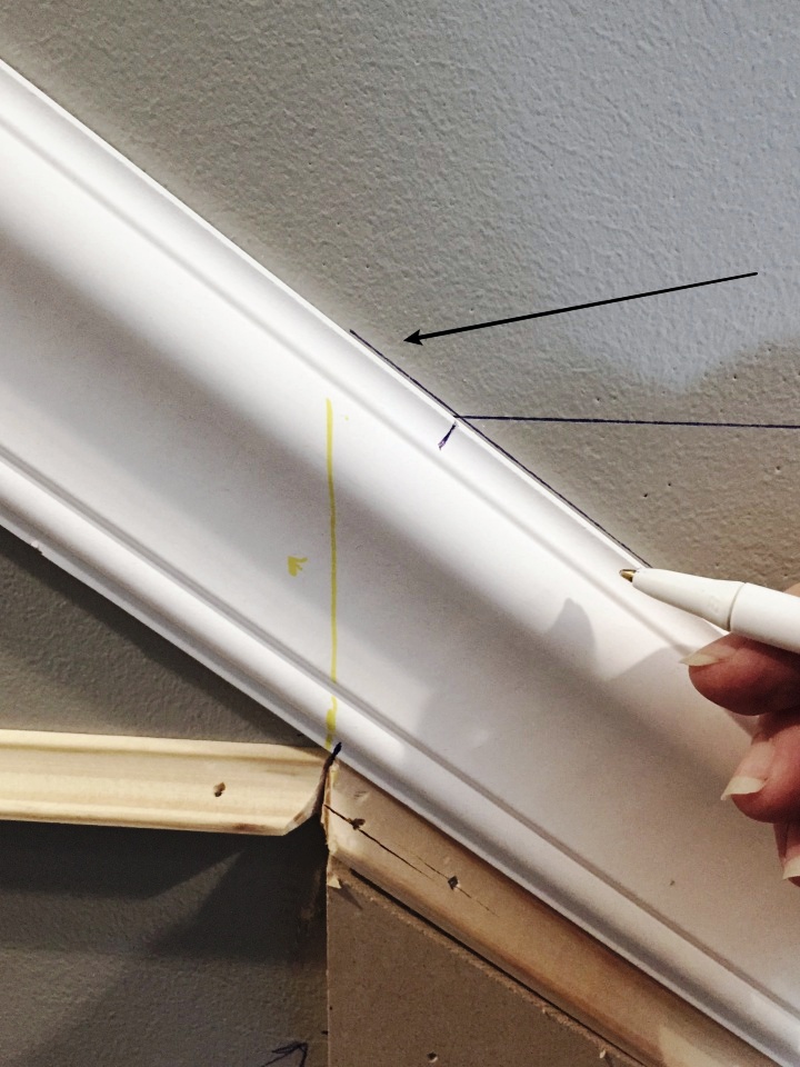 How to Install Staircase Makeover molding Decor25