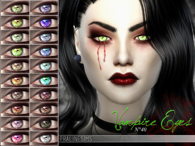 Sims 4 Ccs The Best Vampire Collection By Pralinesims