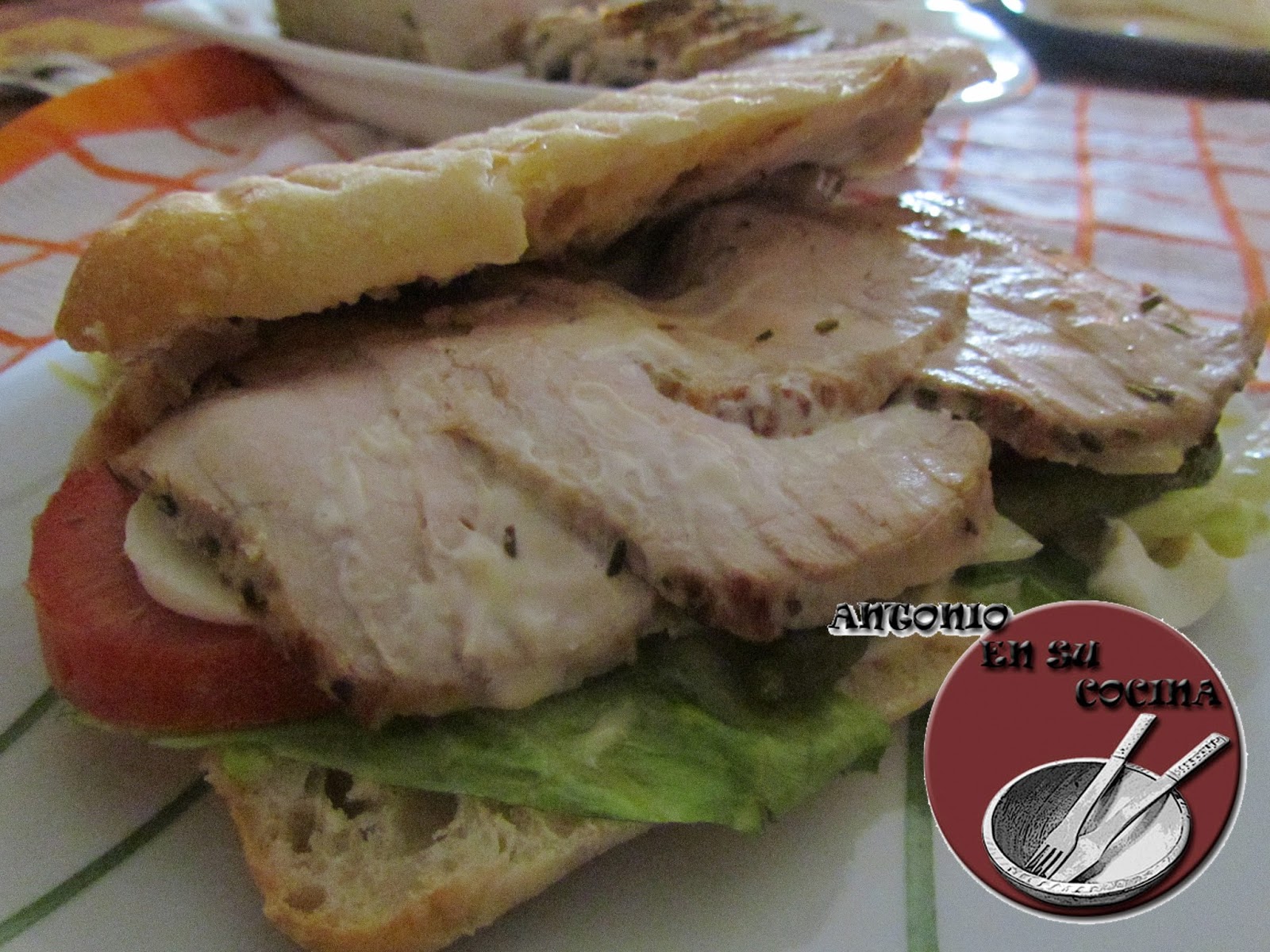 Antonio En Su Cocina SANDWICH DE ROAST BEEF CON MAHONESA DE MOSTAZA Y MIEL
