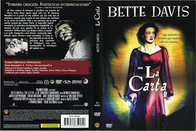 Carátula dvd: La carta / The Letter, 1940 / Bette Davis / Descargar / Película