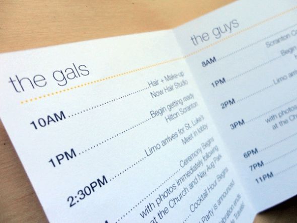 At Last Wedding Event Design DIY Bridal Party Schedule At Last Wedding Event Design DIY Bridal Party Schedule