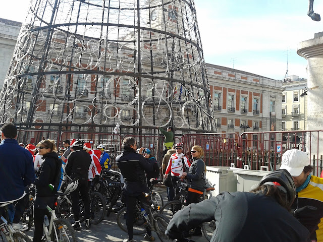 Fotos del Ensayo de las campanadas en la Puerta del Sol