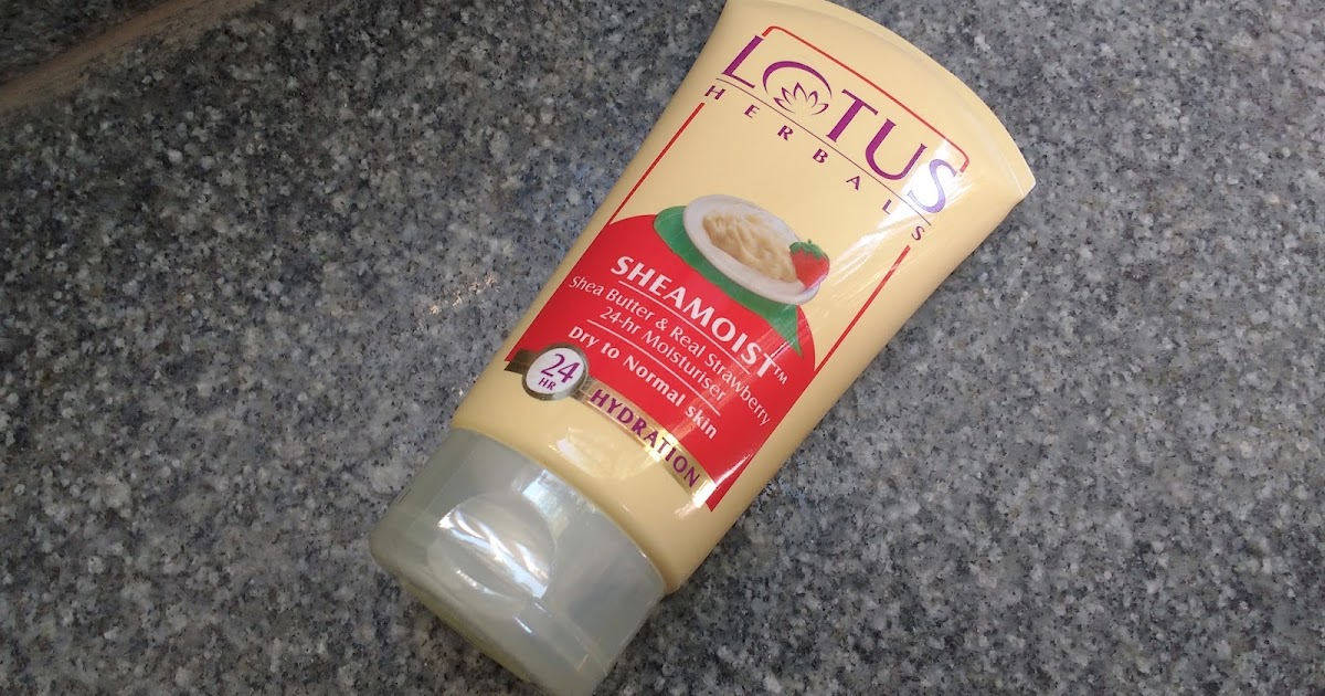 lotus sheamoist moisturizer