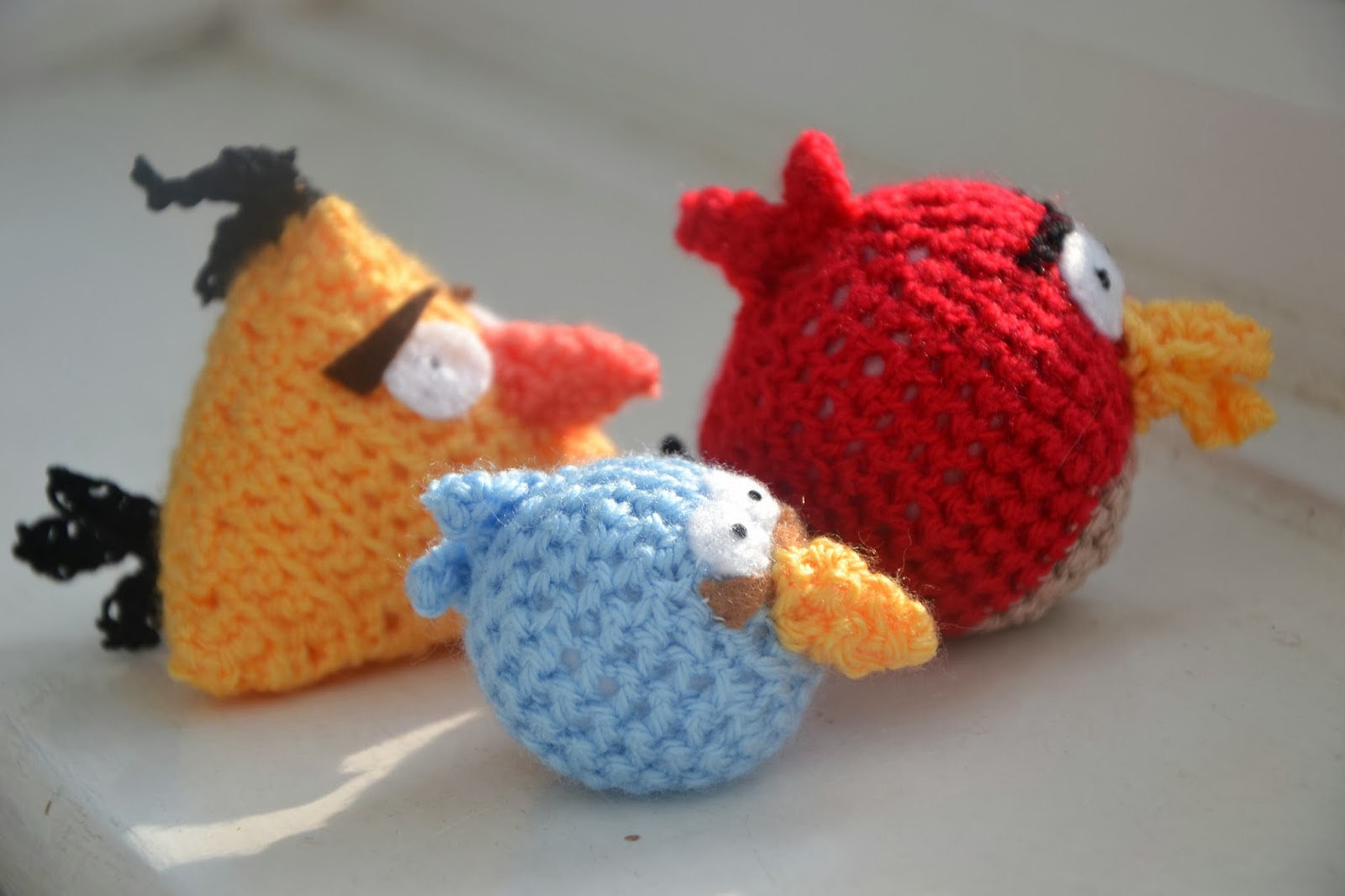 Tadpegs: Crochet Angry Birds: Yellow Bird