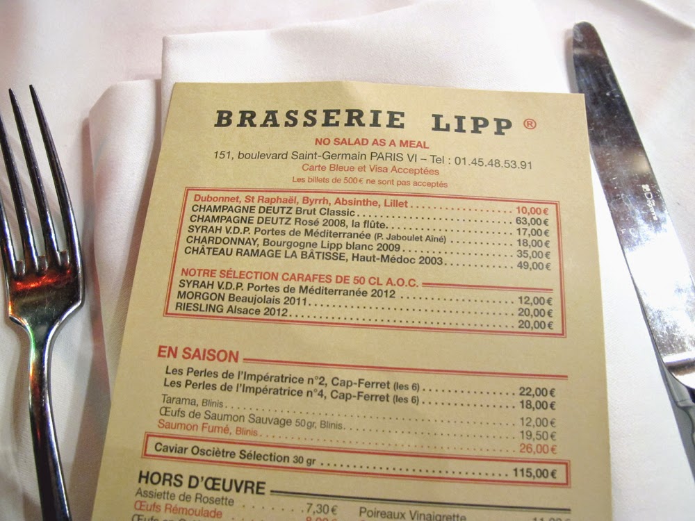 Brasserie Lipp Emma Louise Layla
