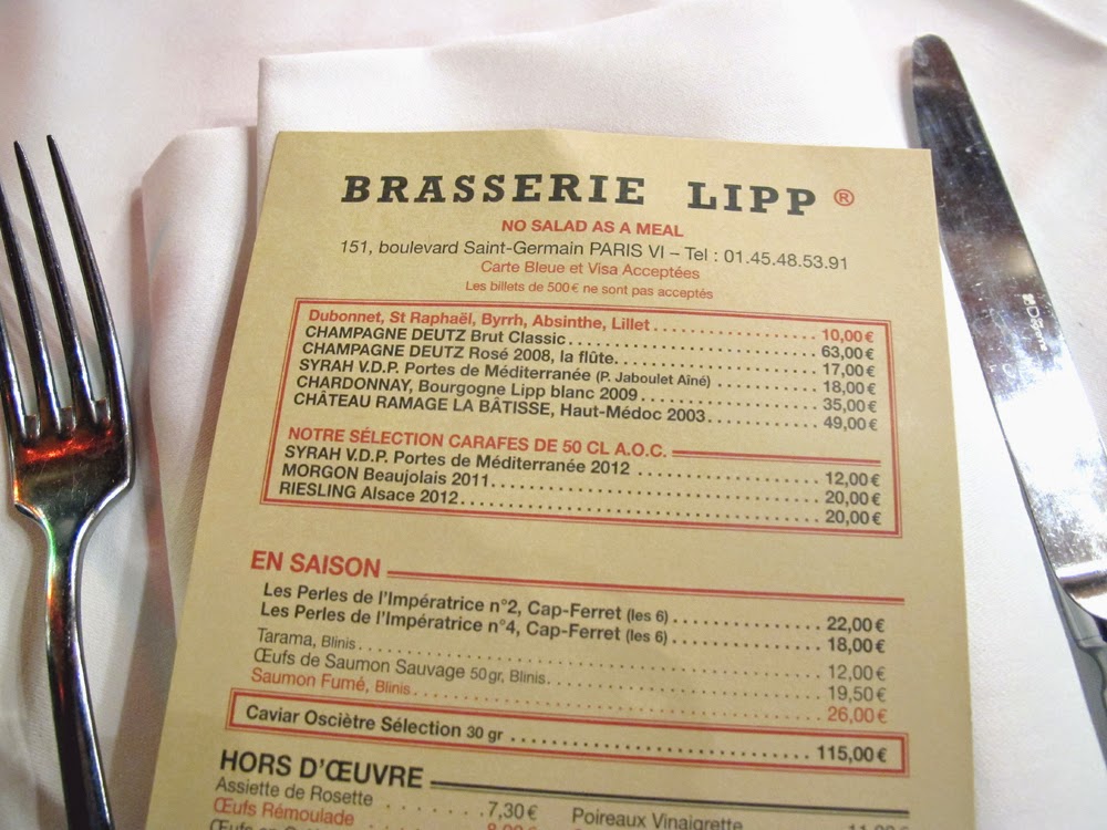 Brasserie Lipp - Emma Louise Layla