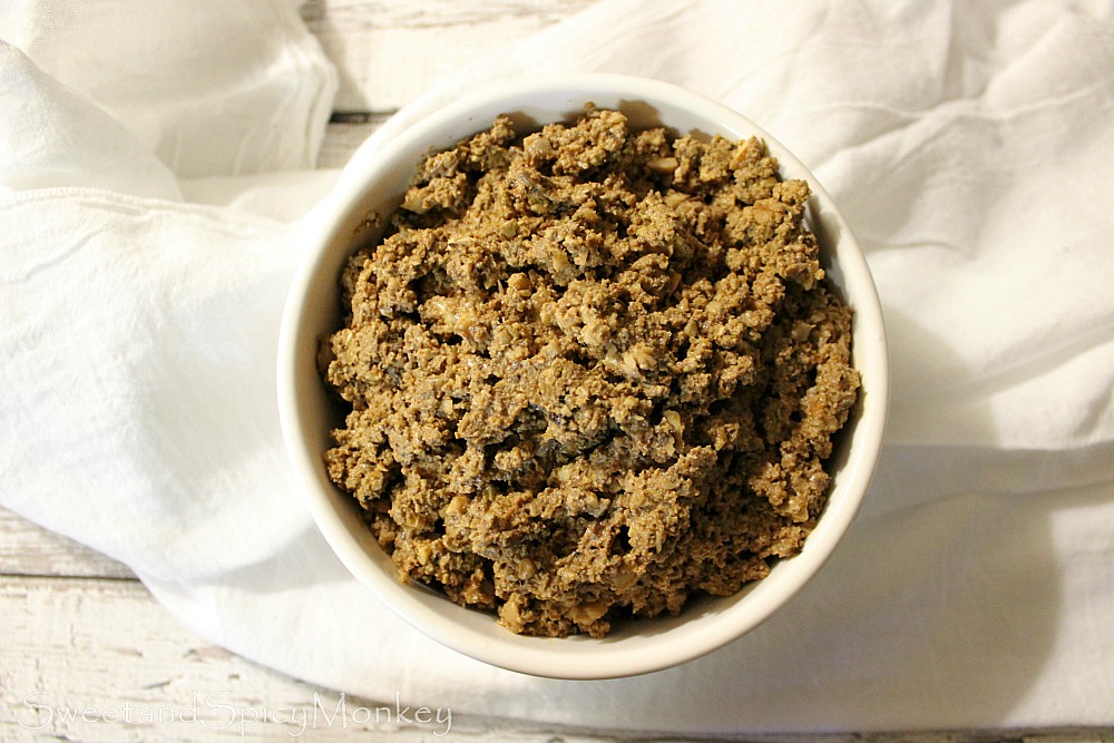 Sweet and Spicy Monkey Vegan Beef (Mushroom and Walnut Meat)