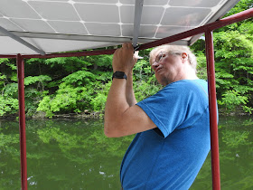 Bill Carlsen builds the boat while cruising it!