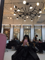 beautiful hair salon