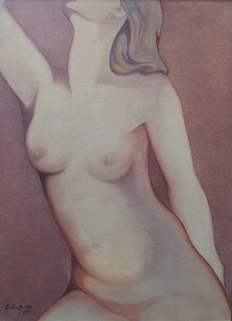 Esther Batlle pintura figurativa desnudo