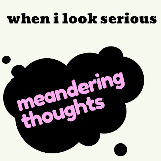 wandering mind when talking serious