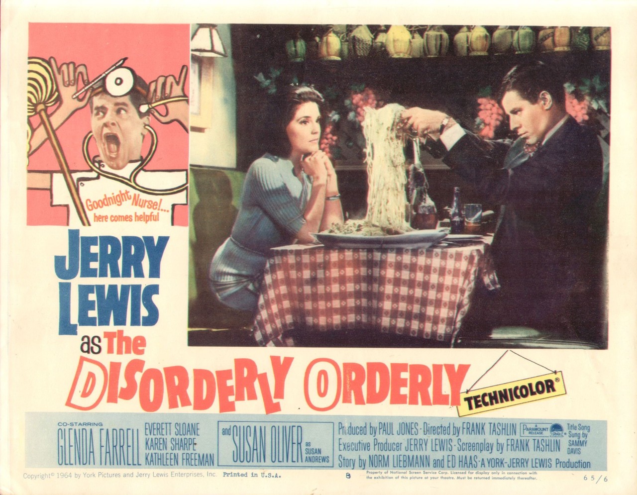 Film Excess The Disorderly Orderly (1964) or, Lewis in a Hospital