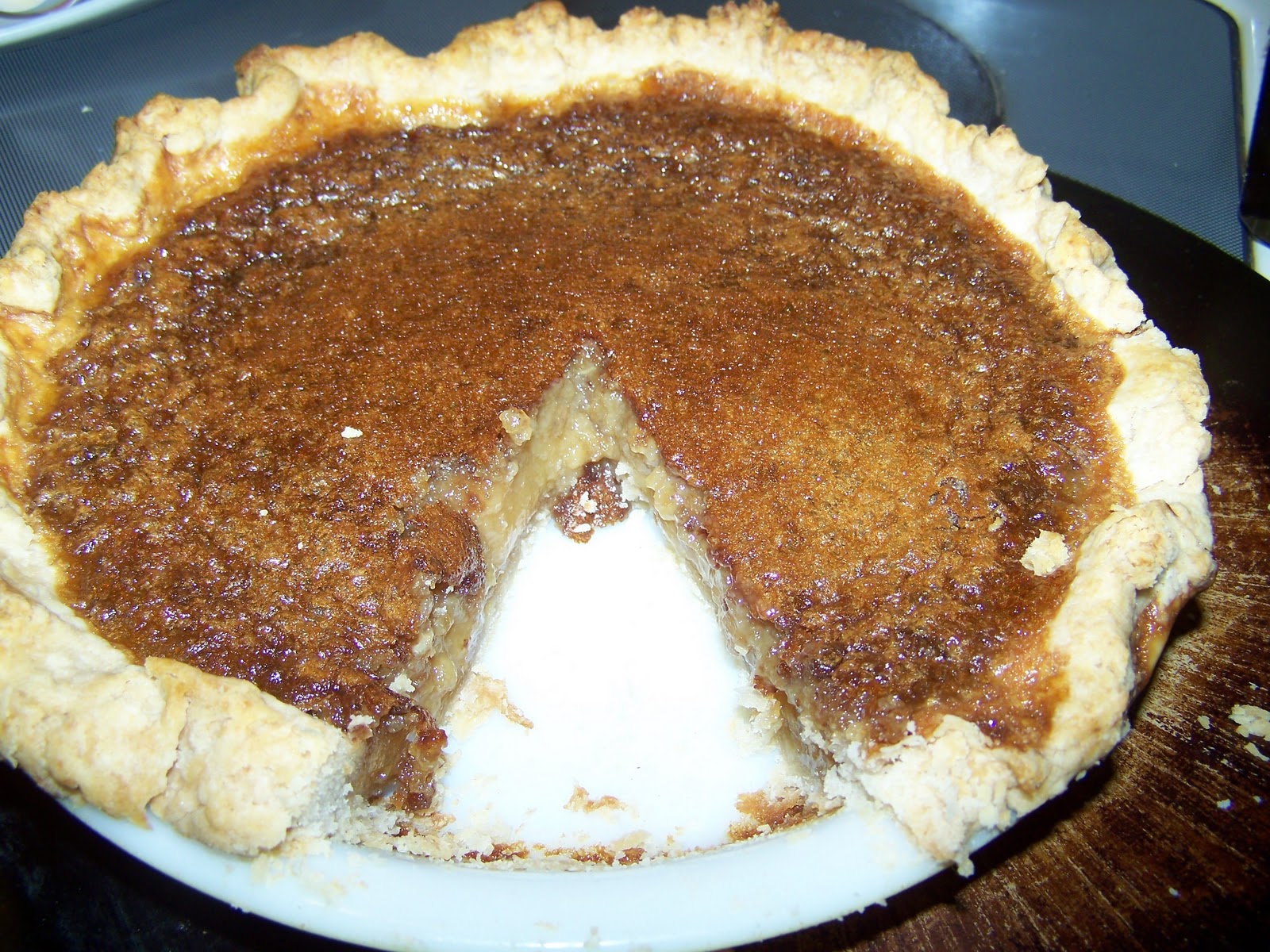 Poor ManS Pecan Pie