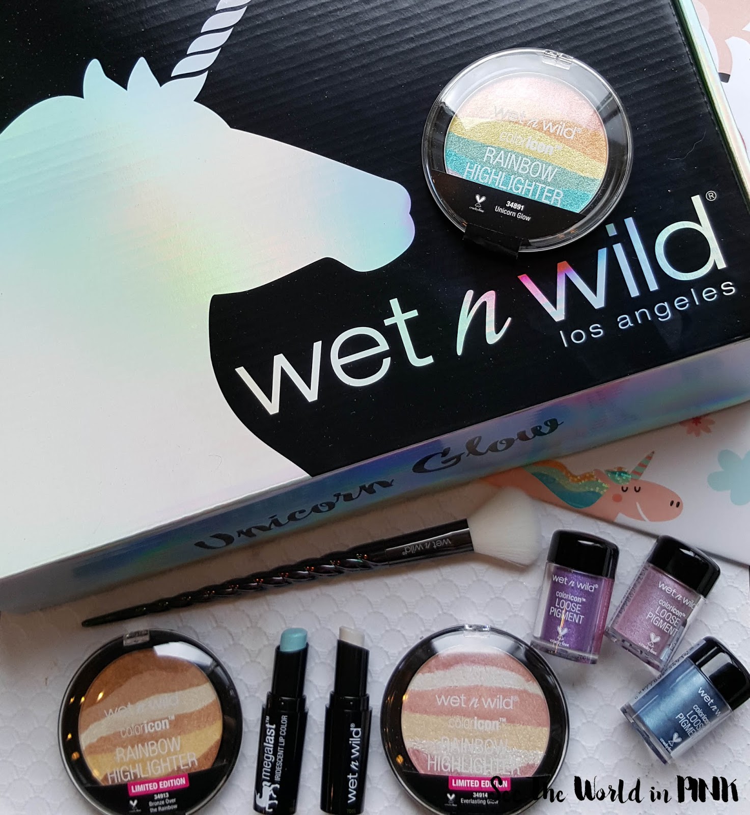 Wet 'N Wild Unicorn Glow Whole Summer Collection - Rainbow Highlighters and More! 