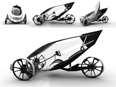 Vehículo personal transporte eléctrico alternativo.