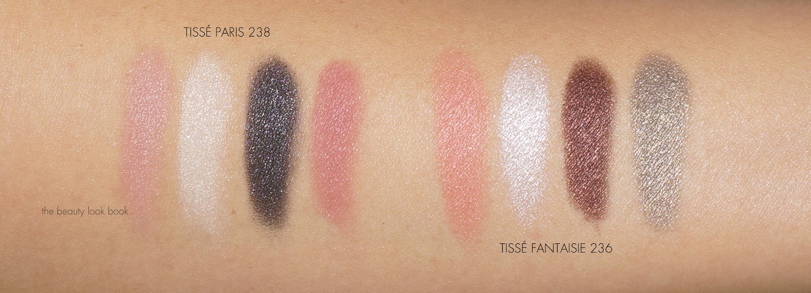 Swatches of the new Chanel Les 4 Ombres ft. Tisse Gabrielle
