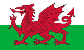 Bandera Gales, Wales flag, Cymru,