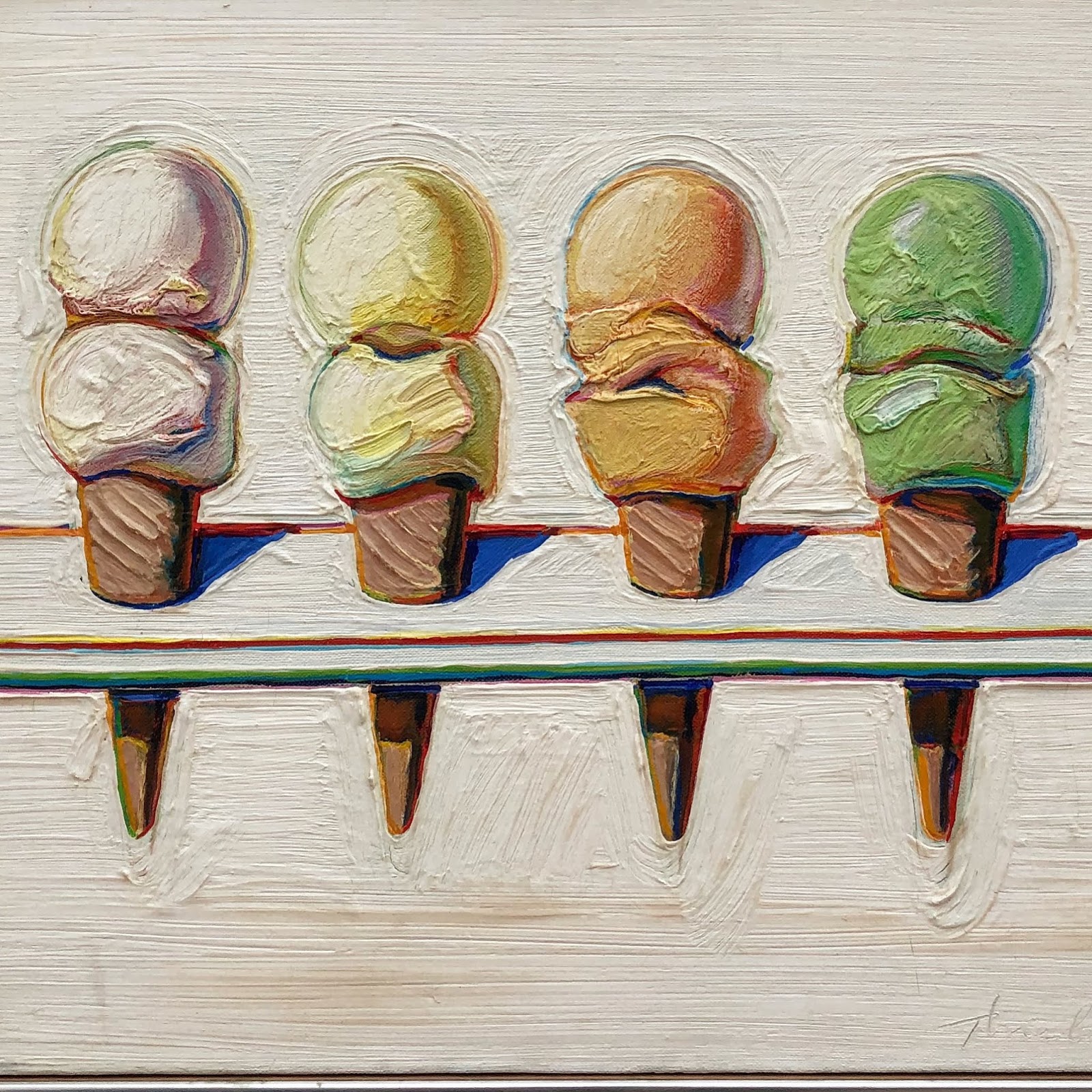 Kunst om van te watertanden: Wayne Thiebaud in Museum Voorlinden