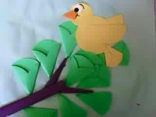 membuat burung menggunakan kertas