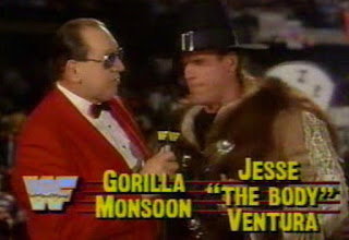 WWF / WWE SURVIVOR SERIES 1989 - Gorilla Monsoon & Jesse 'The Body' Ventura