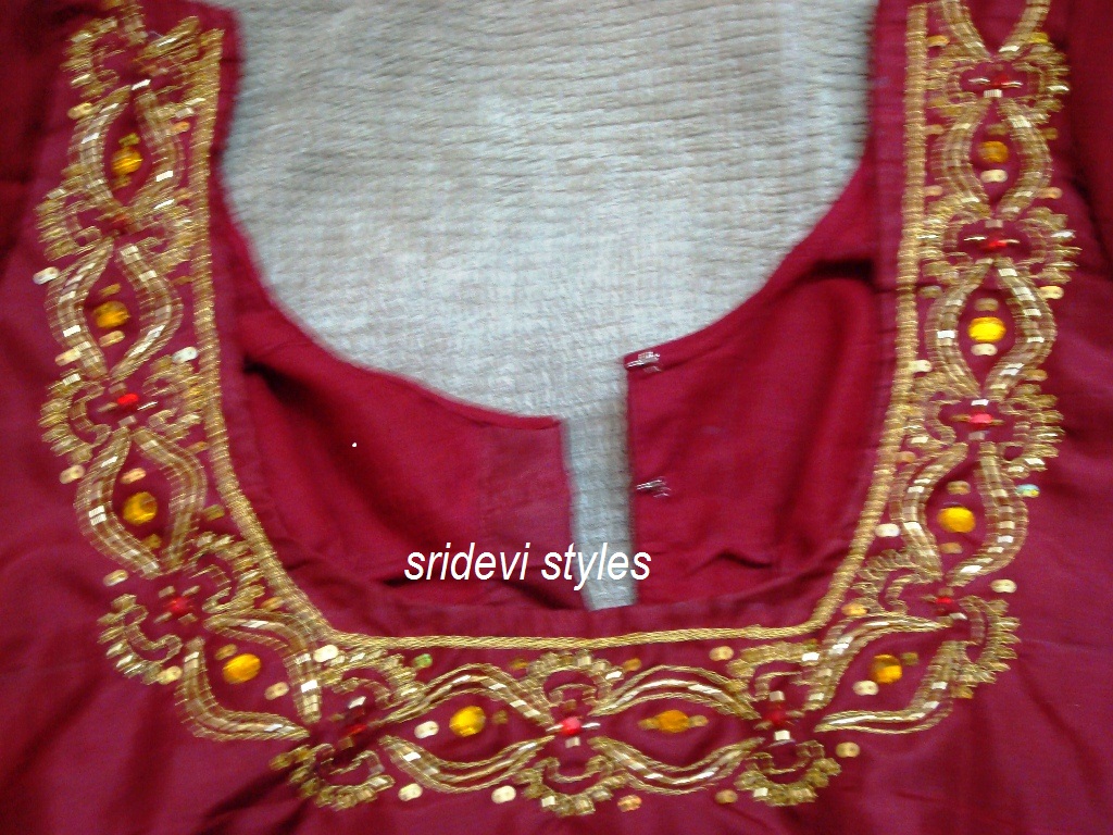 Munnar Embroidery: Aari work in blouses