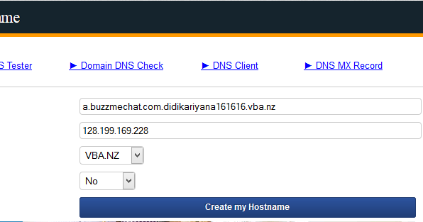 Test domain
