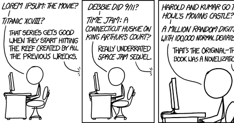 xkcd: Movie Folder