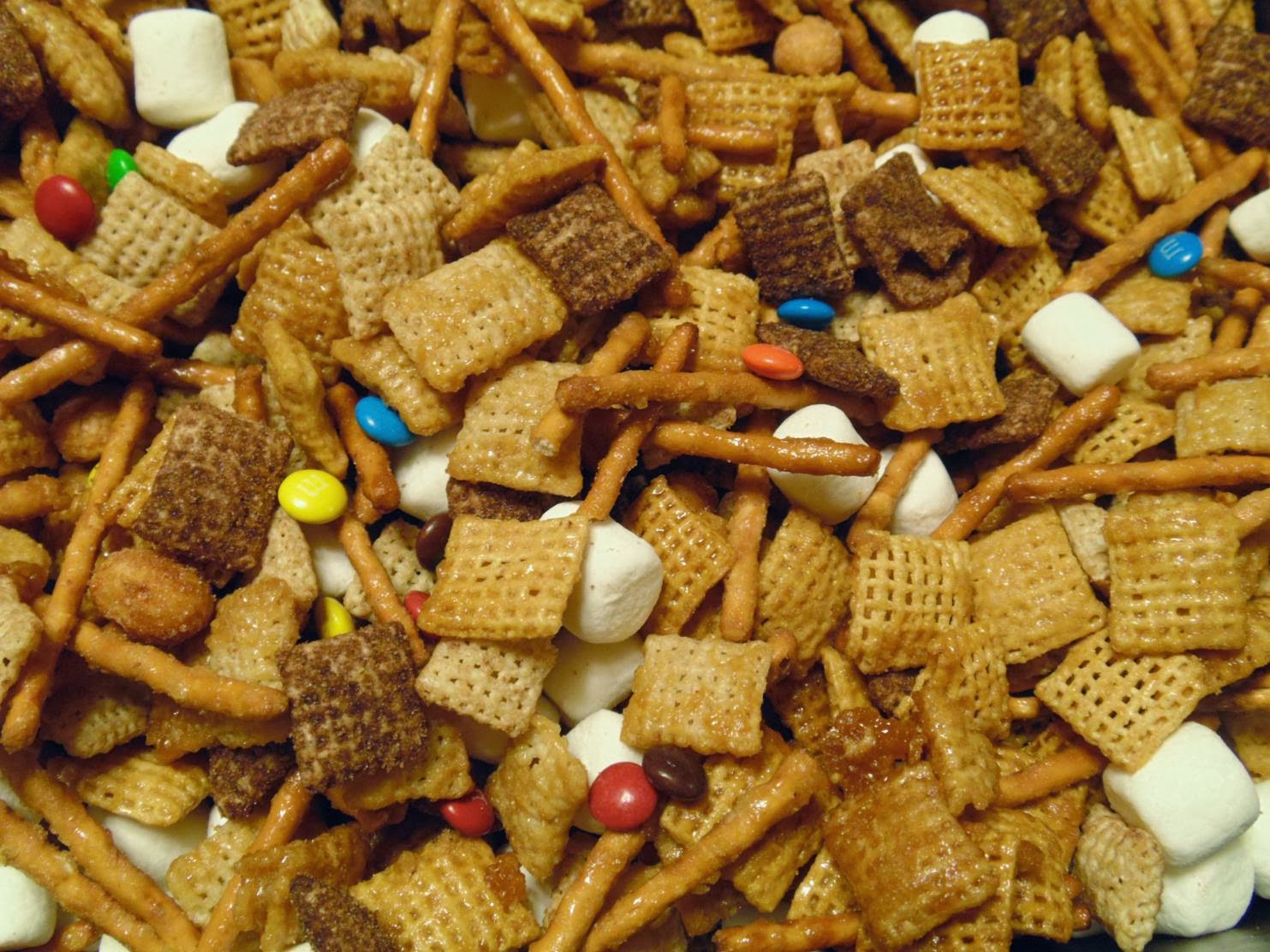 Cookin' It Up In Texas Better than Turtle Chex Mix