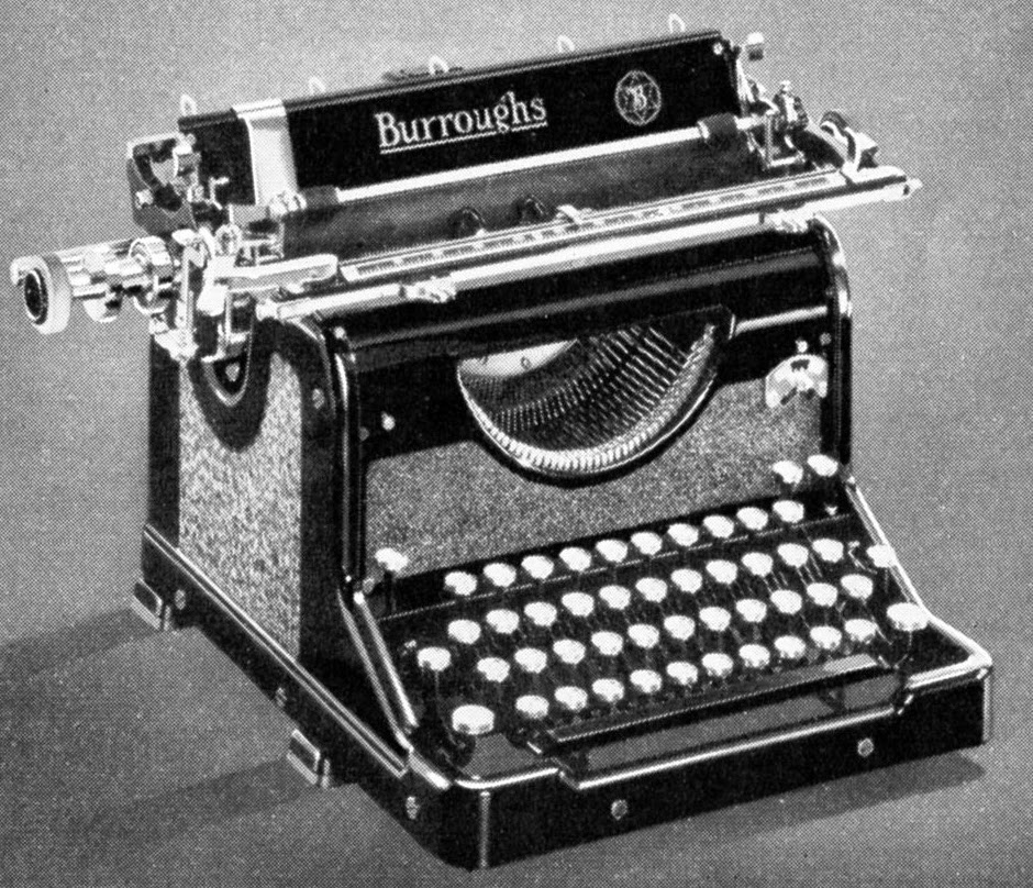 Davis Typewriter Works Burroughs Standard Typewriter A Second Look