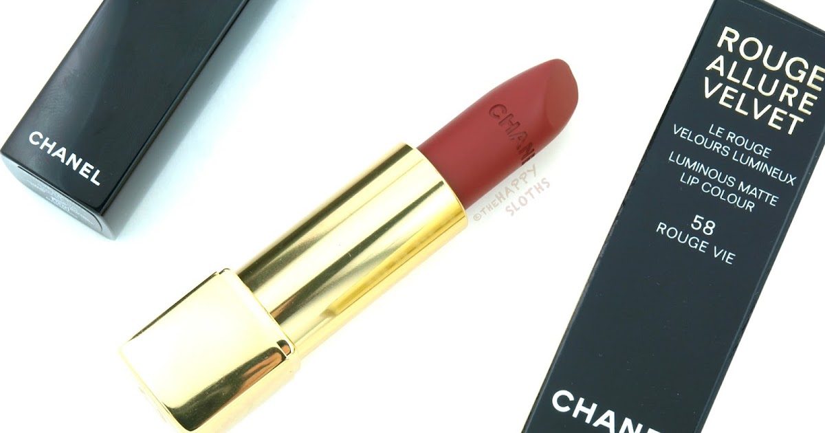 First Impressions: Chanel Rouge Allure Velvet 58 Rouge Vie – Stay Gorgeous!