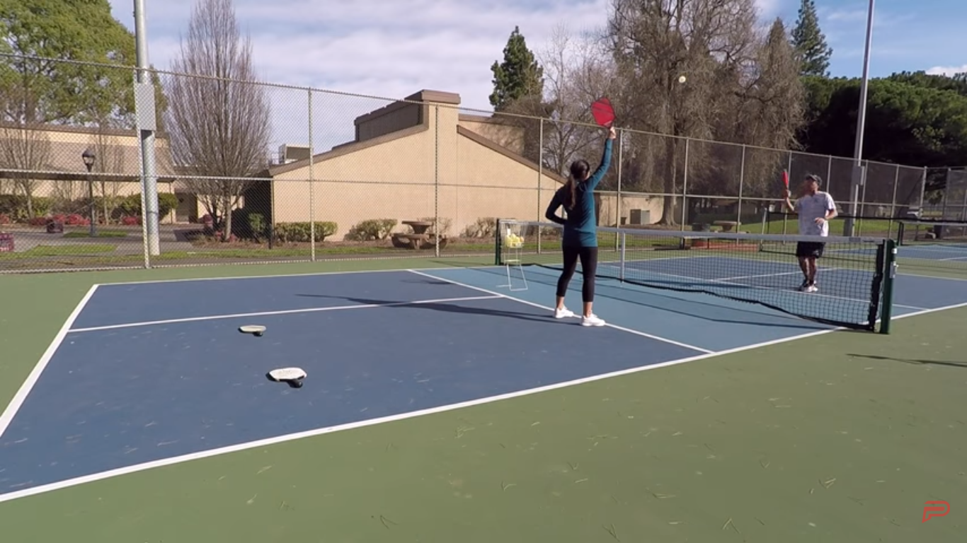 A Pickleball Life Offensive Lob Drill