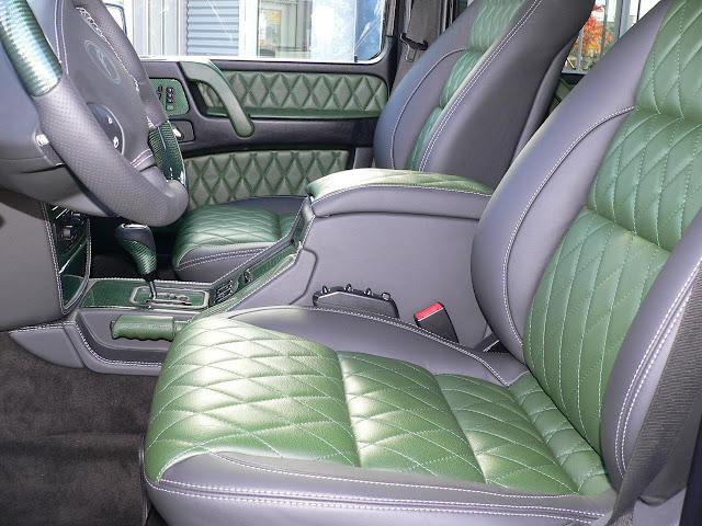 mercedes g interior green