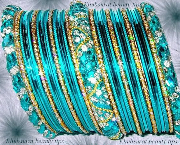 Stylish bangles in blue color
