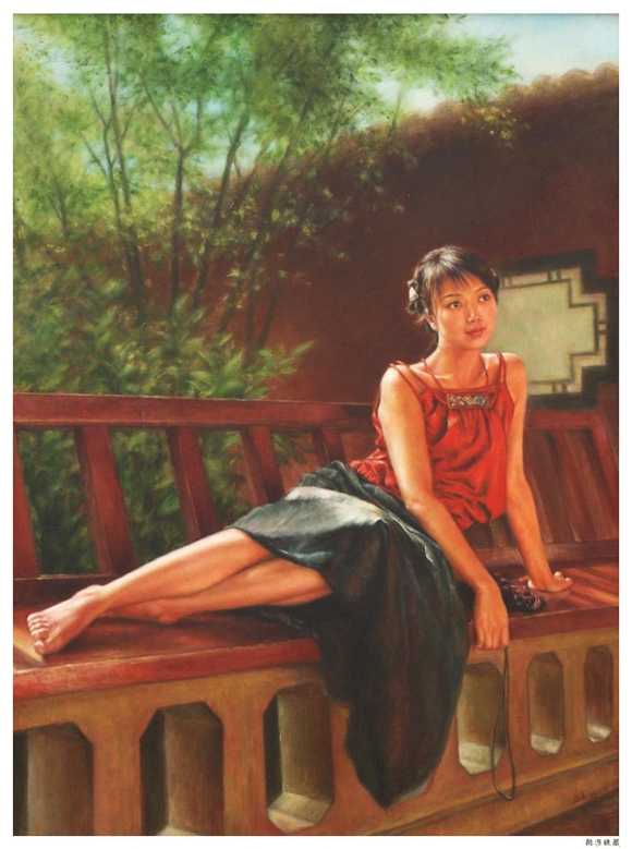 20 Gambar  Karya Lukisan  Realisme  Xu Fang